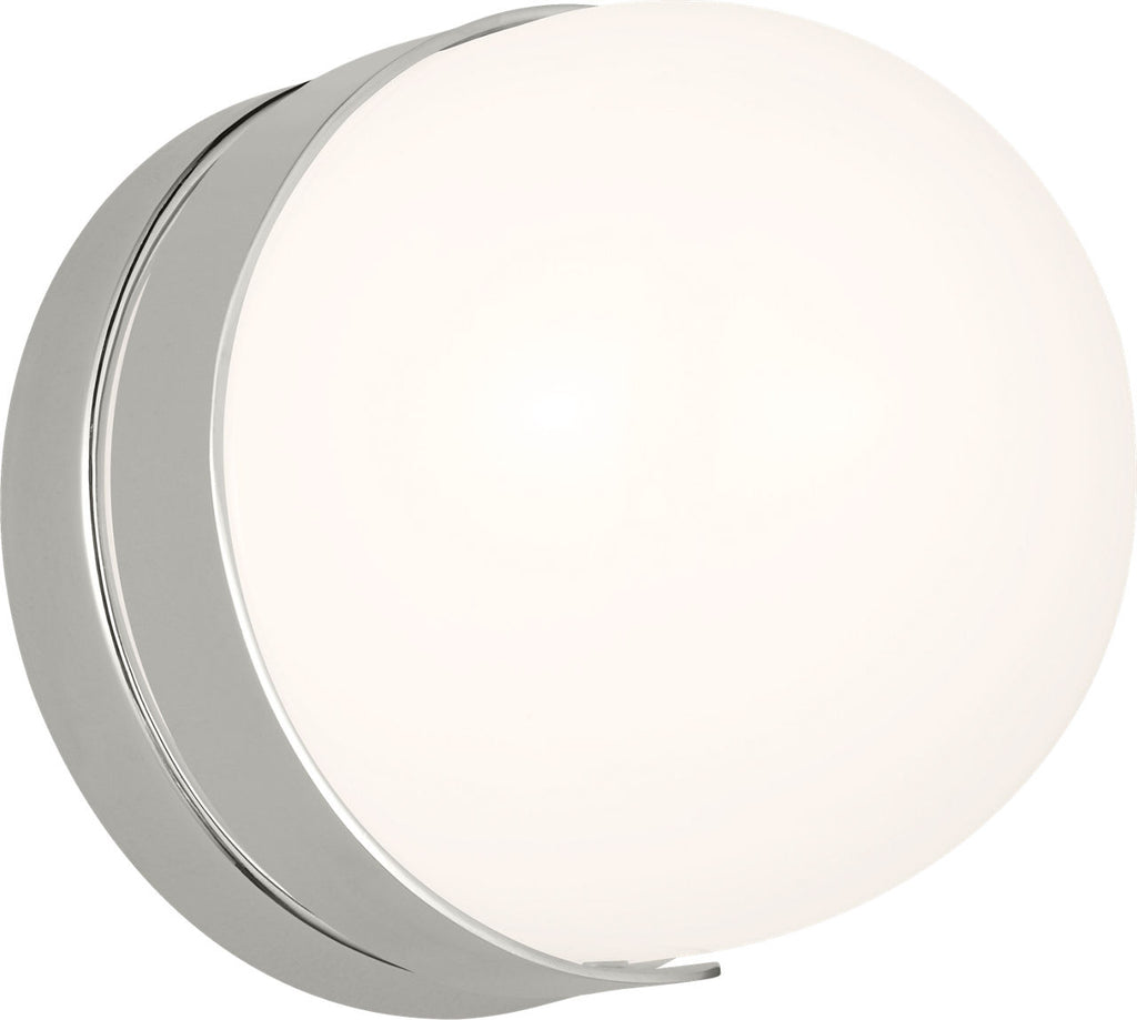 Syrie Small Vanity Polished Nickel Bulbs Inc