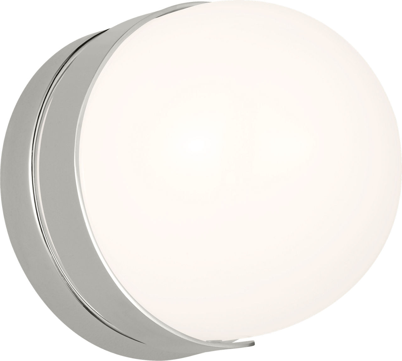 Syrie Small Vanity Polished Nickel Bulbs Inc