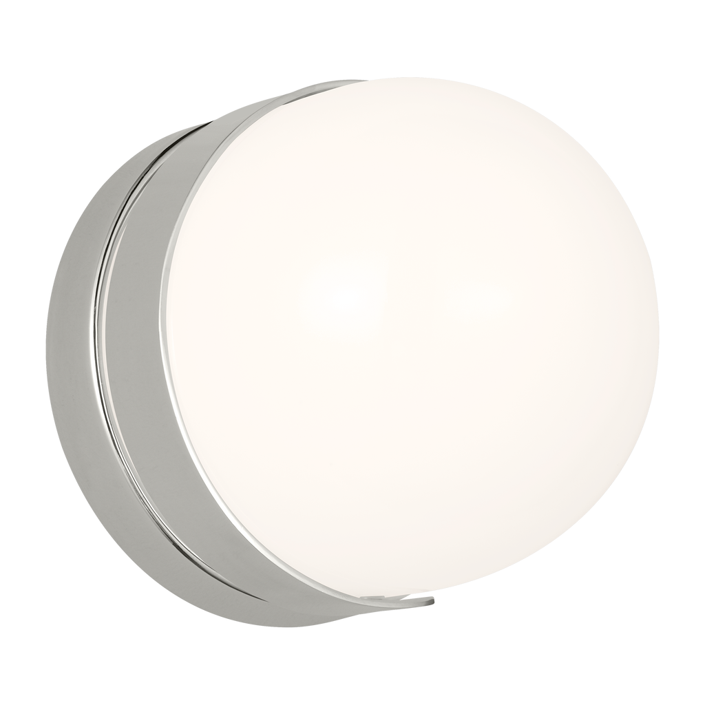 Syrie Small Vanity Polished Nickel Bulbs Inc