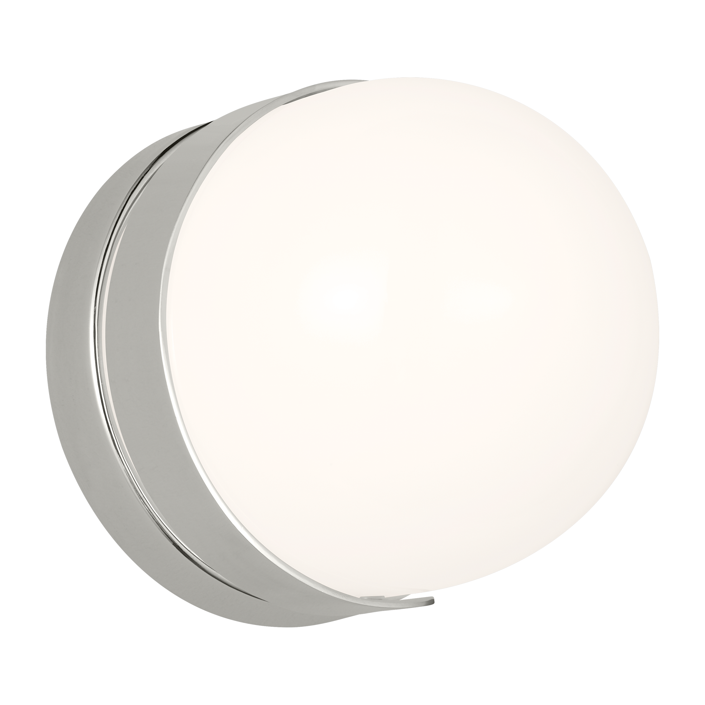 Syrie Small Vanity Polished Nickel Bulbs Inc
