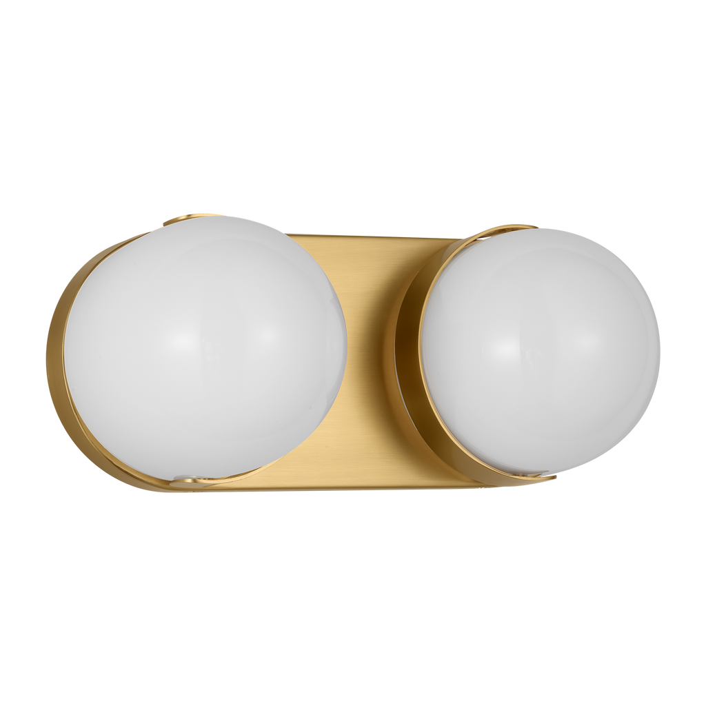 Syrie Medium Vanity Burnished Brass Bulbs Inc