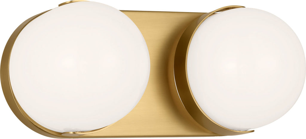 Syrie Medium Vanity Burnished Brass Bulbs Inc