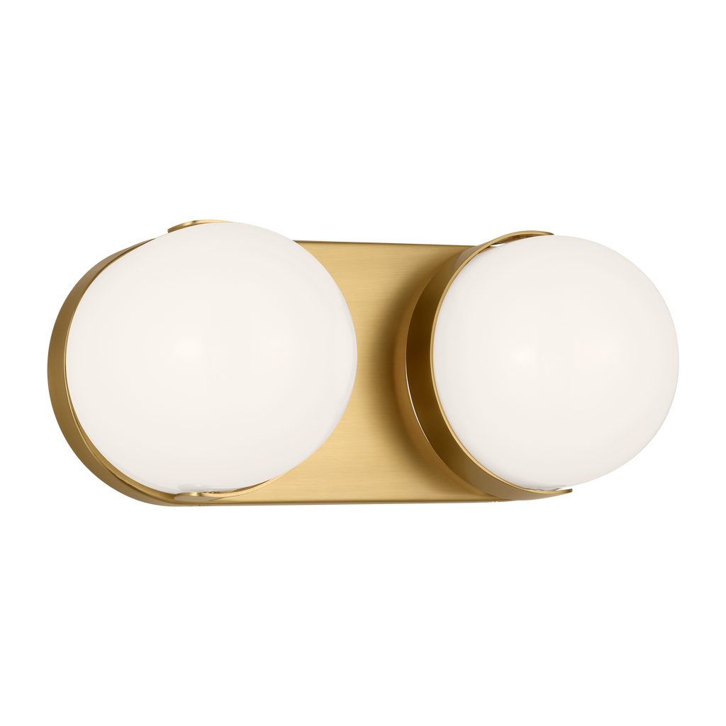 Syrie Medium Vanity Burnished Brass Bulbs Inc