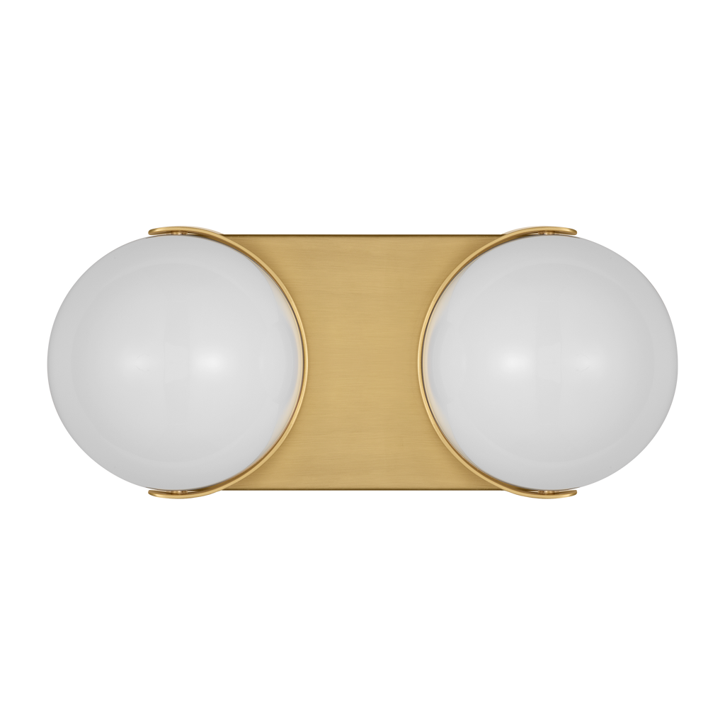 Syrie Medium Vanity Burnished Brass Bulbs Inc