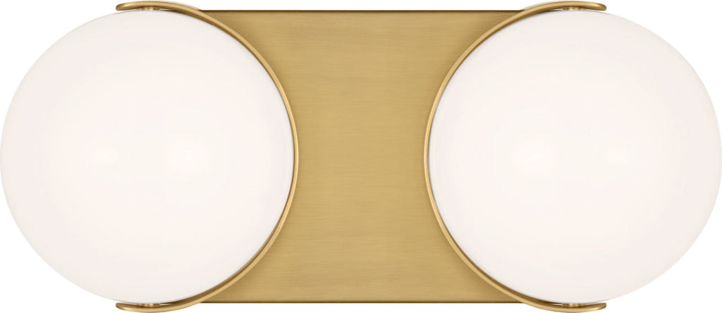 Syrie Medium Vanity Burnished Brass Bulbs Inc
