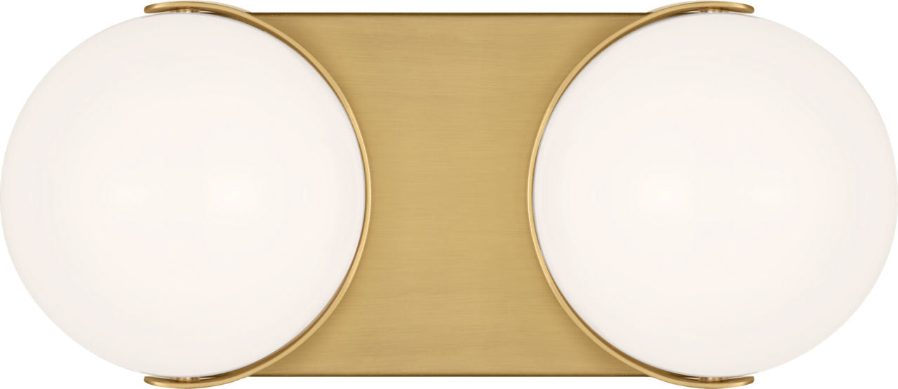 Syrie Medium Vanity Burnished Brass Bulbs Inc