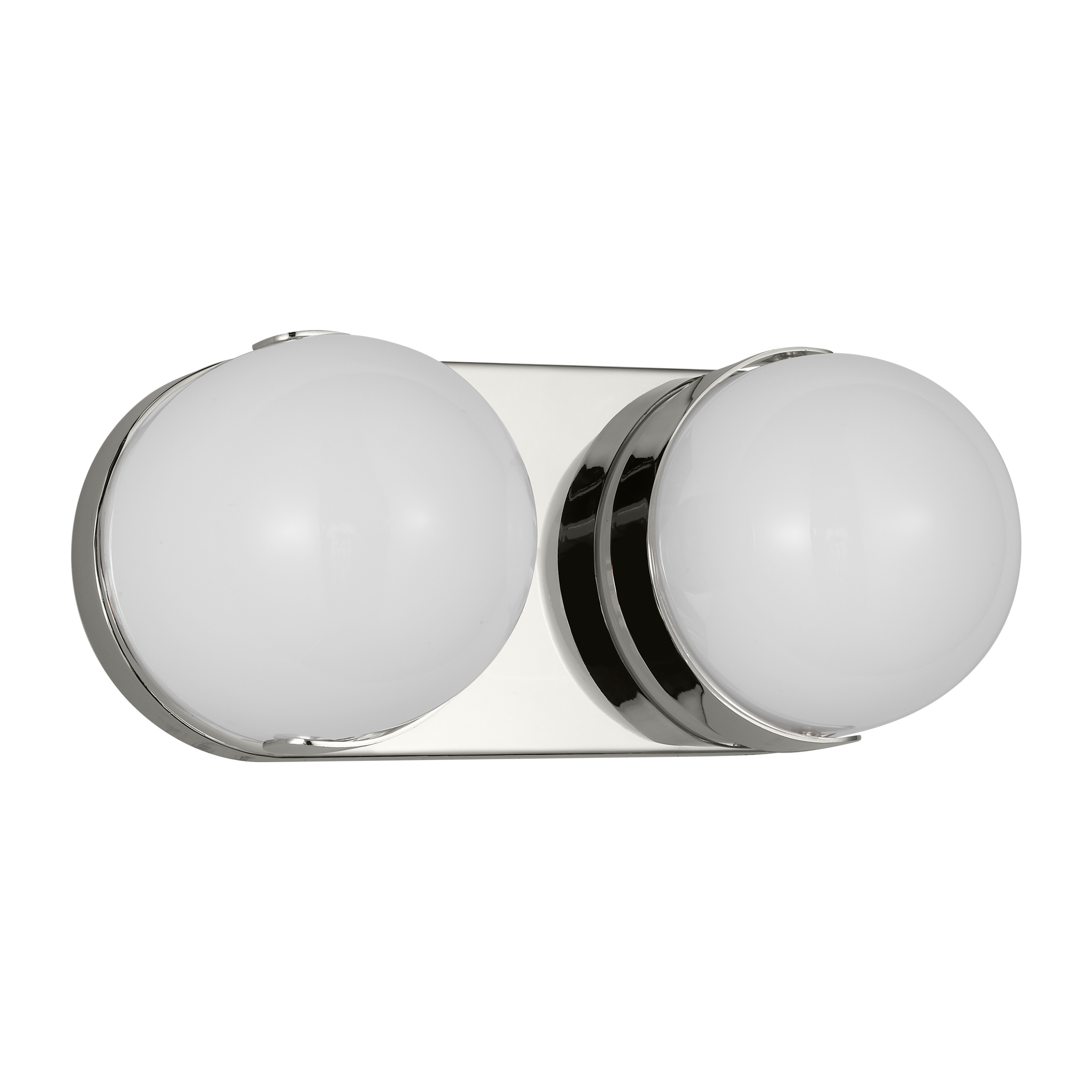 Syrie Medium Vanity Polished Nickel Bulbs Inc