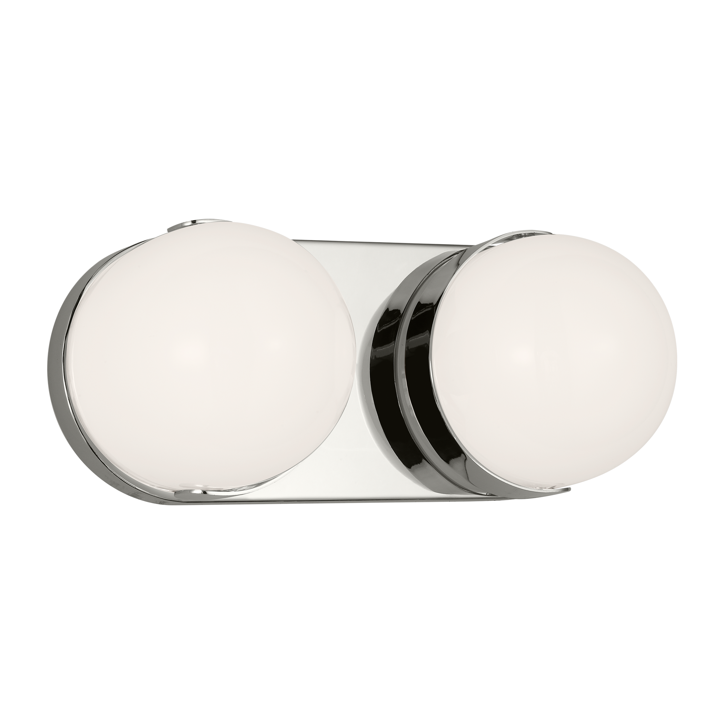 Syrie Medium Vanity Polished Nickel Bulbs Inc