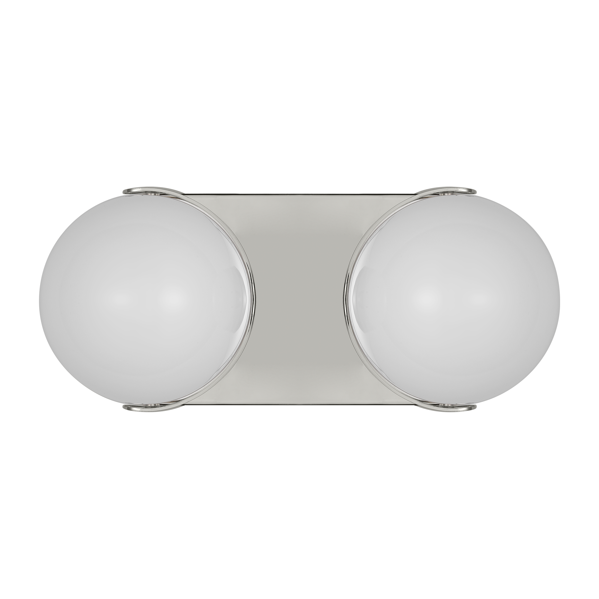 Syrie Medium Vanity Polished Nickel Bulbs Inc