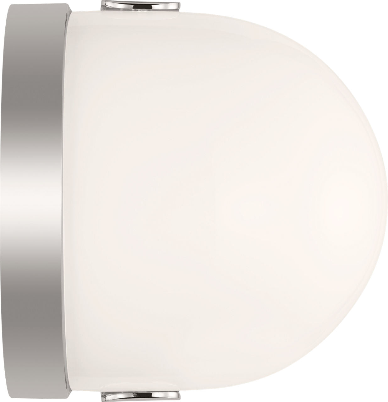 Syrie Medium Vanity Polished Nickel Bulbs Inc