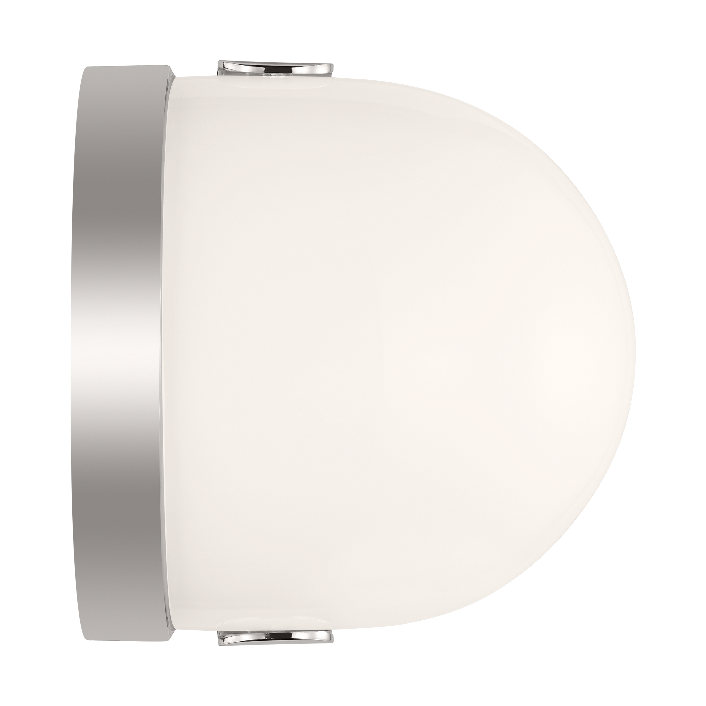 Syrie Medium Vanity Polished Nickel Bulbs Inc