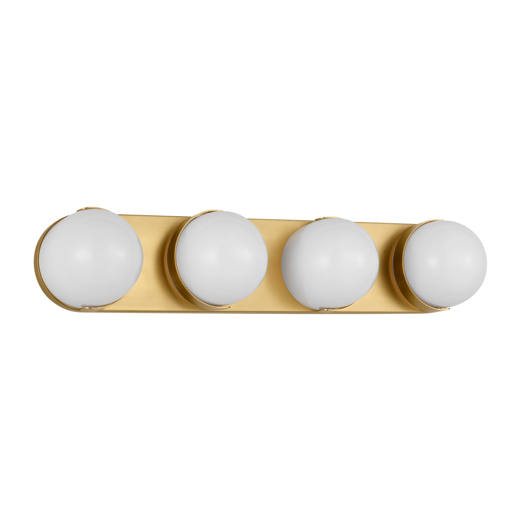 Syrie Large Vanity Burnished Brass Bulbs Inc