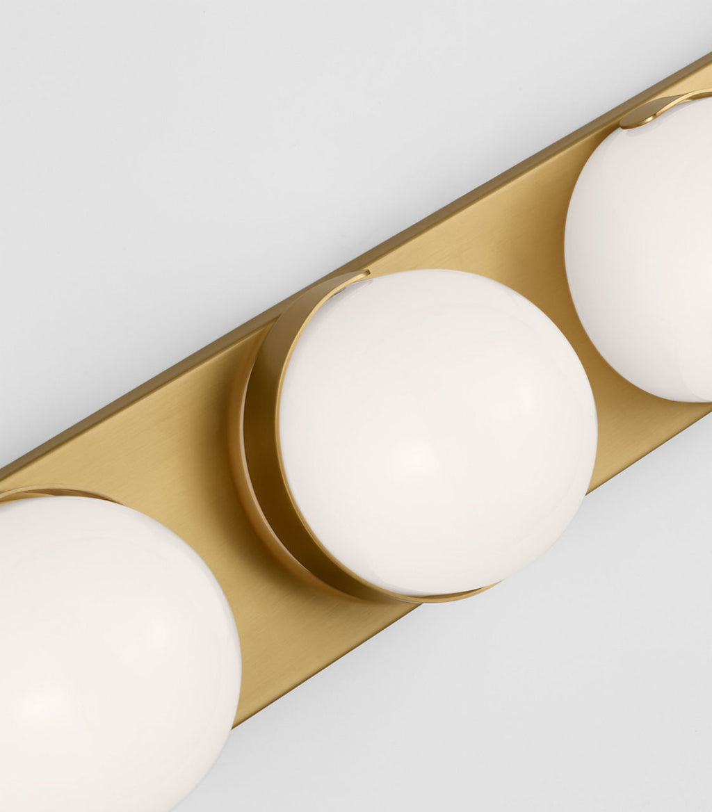Syrie Large Vanity Burnished Brass Bulbs Inc