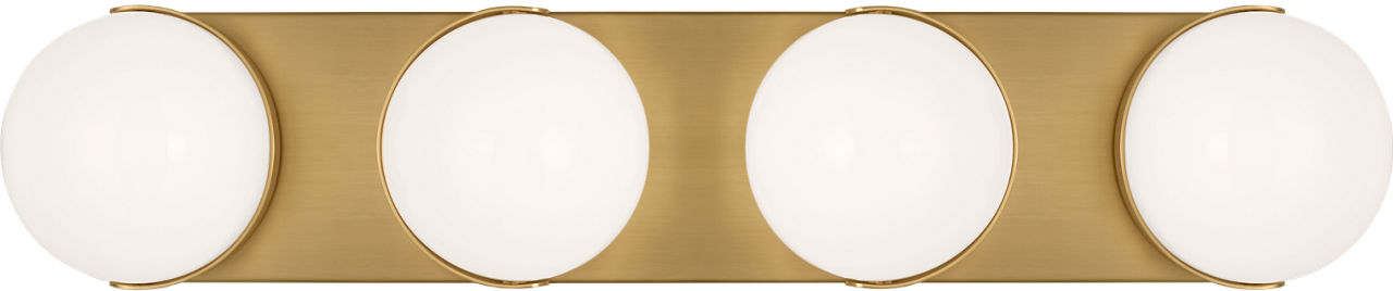 Syrie Large Vanity Burnished Brass Bulbs Inc