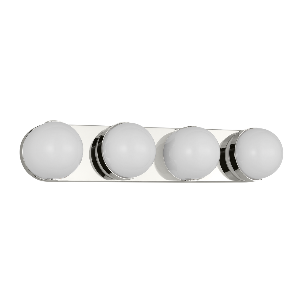 Syrie Large Vanity Polished Nickel Bulbs Inc