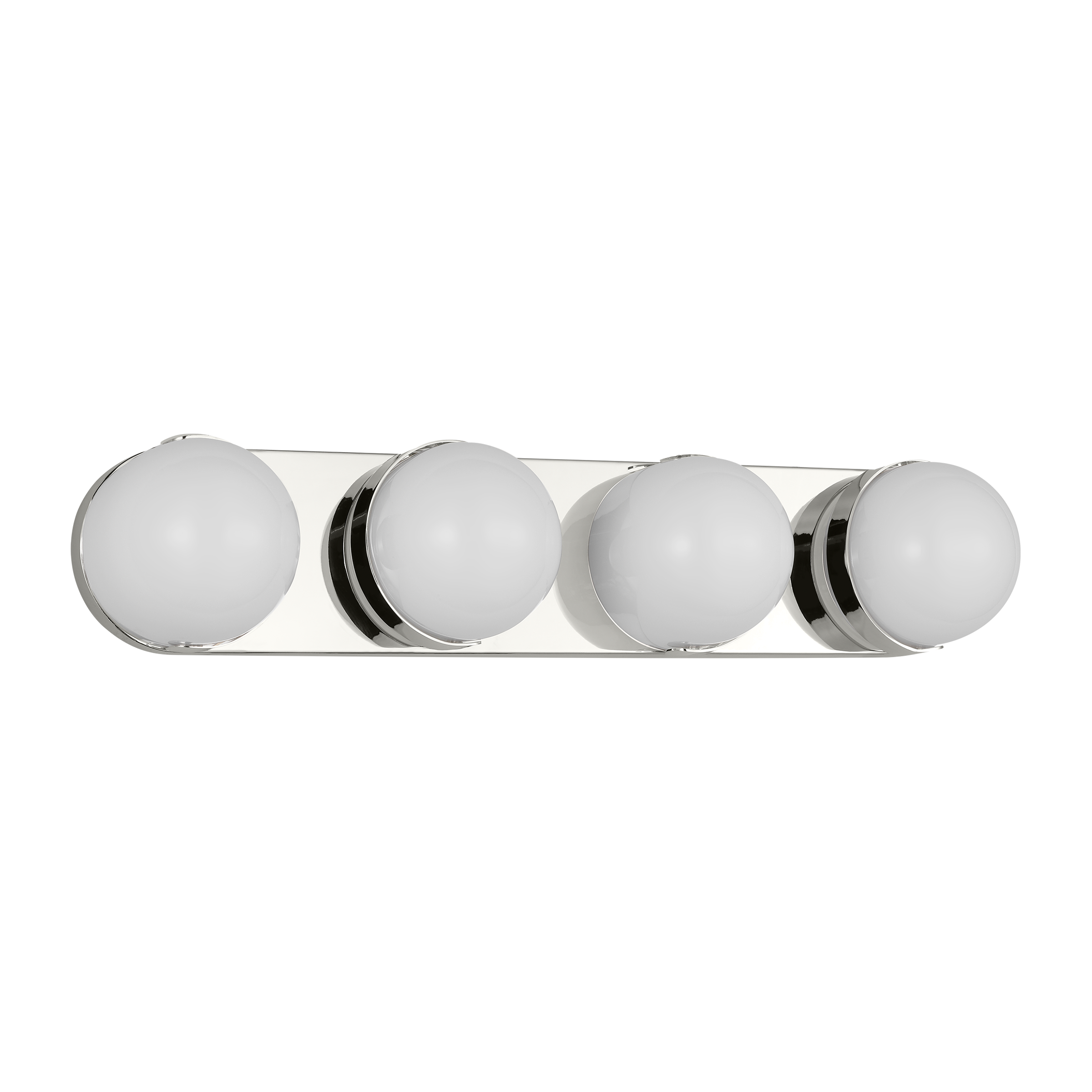 Syrie Large Vanity Polished Nickel Bulbs Inc