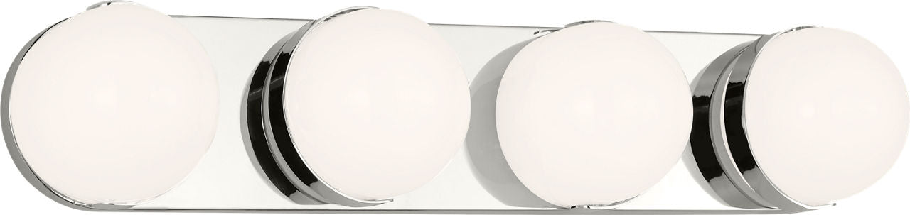 Syrie Large Vanity Polished Nickel Bulbs Inc
