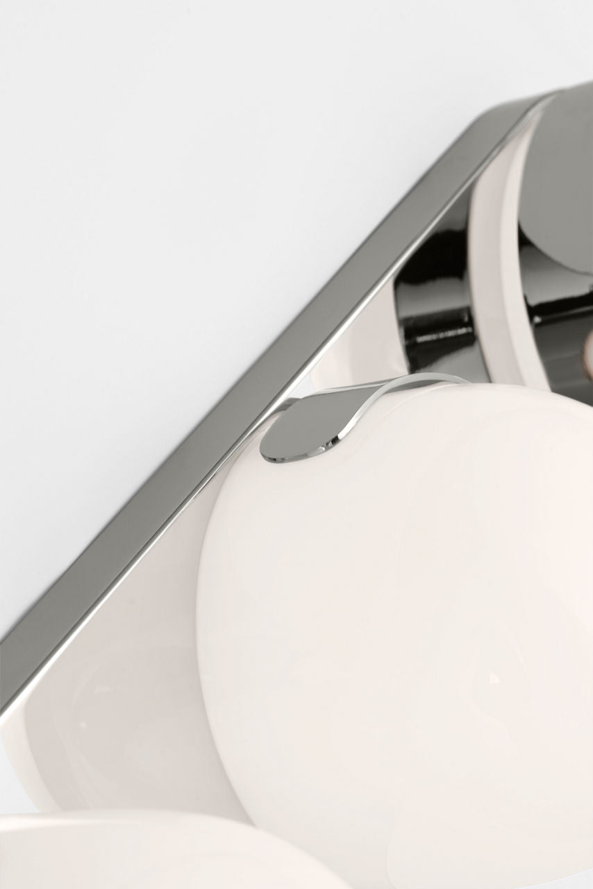 Syrie Large Vanity Polished Nickel Bulbs Inc