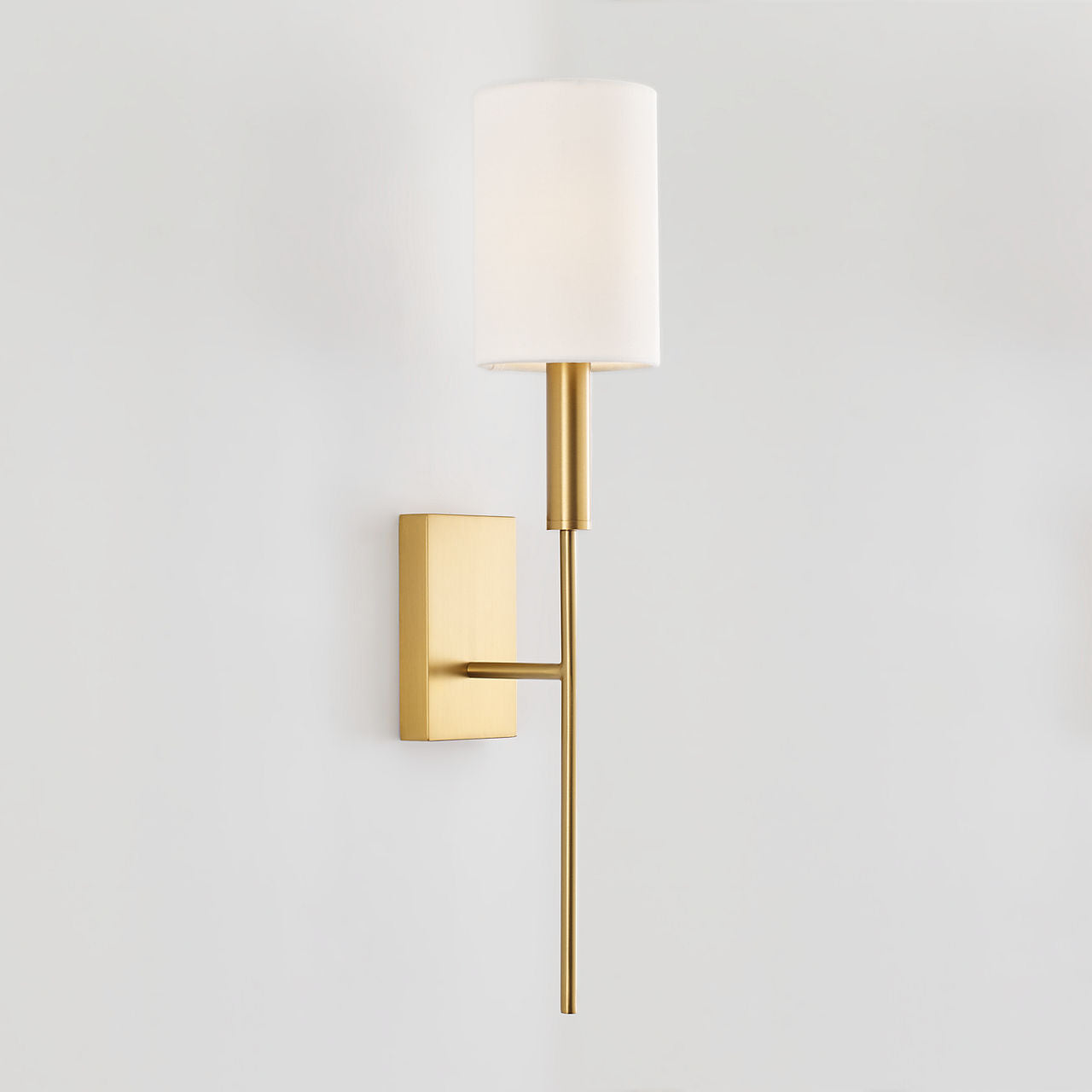 Brianna Tail Sconce Burnished Brass