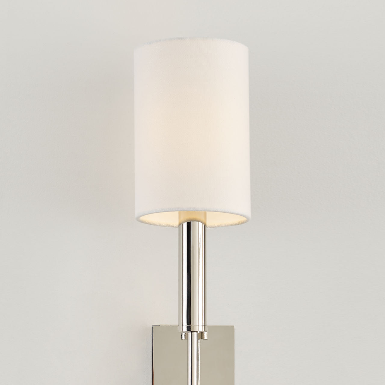 Brianna Tail Sconce Polished Nickel