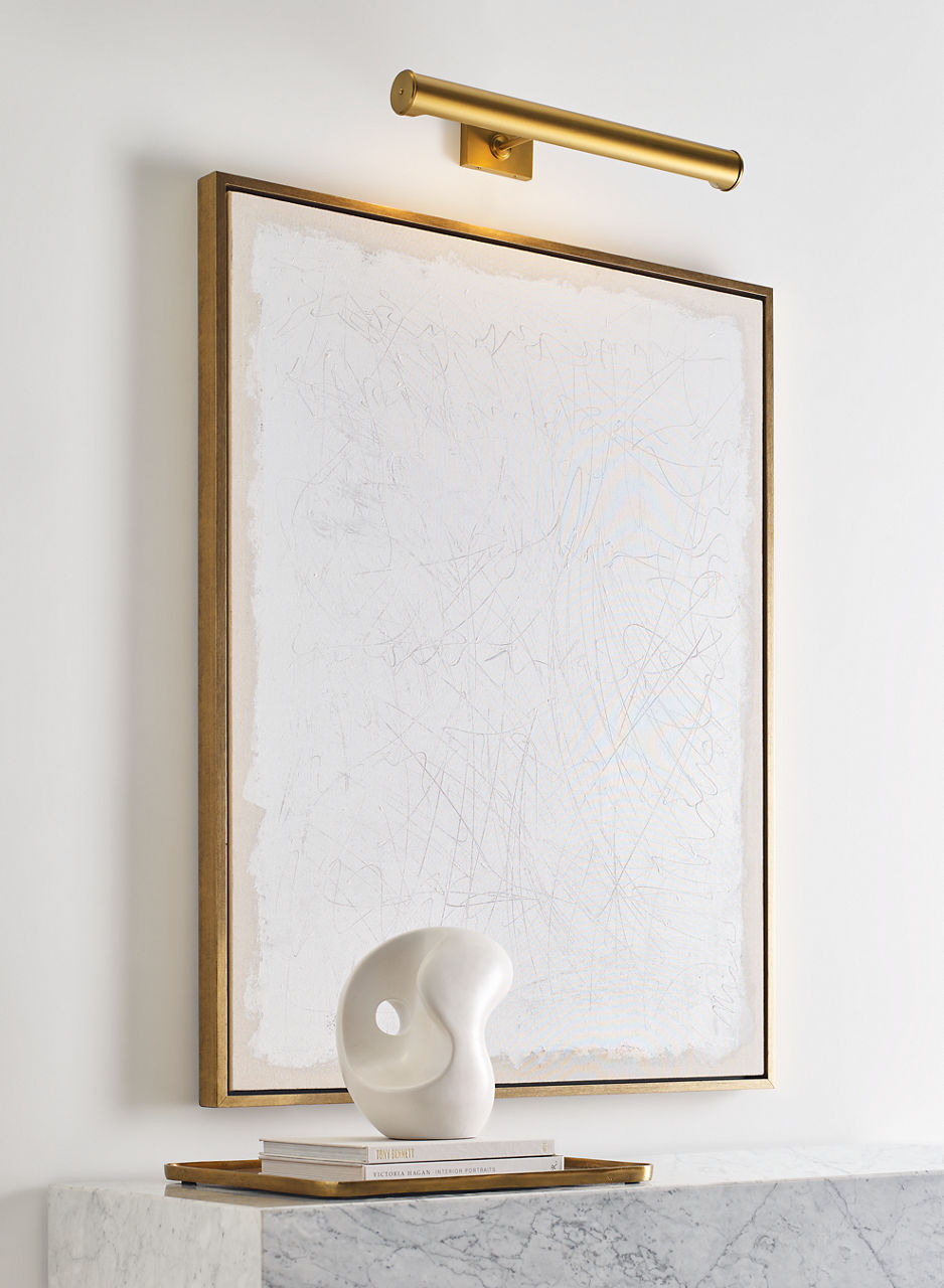 Azer 24" Picture Light Burnished Brass