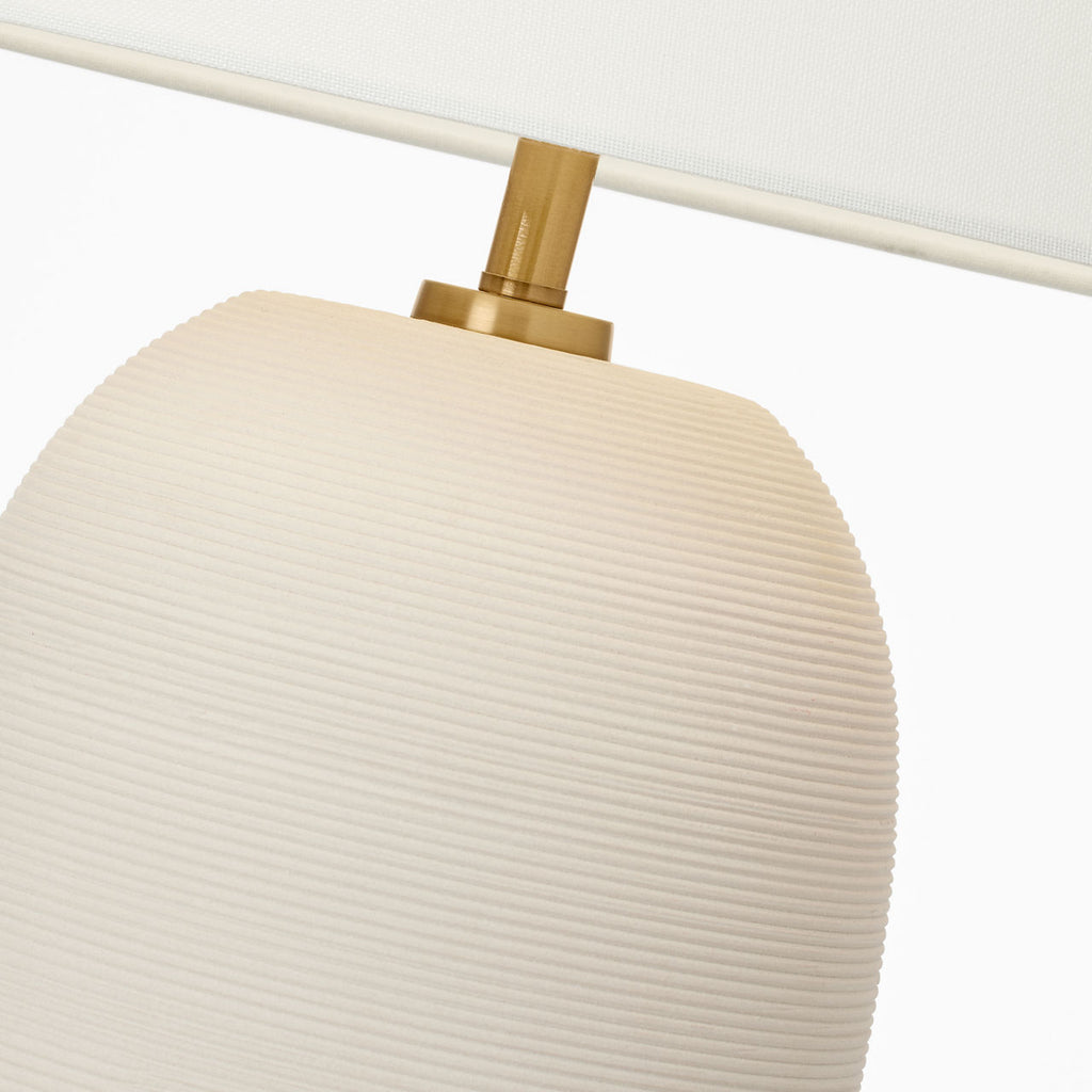 Fanny Slim Table Lamp Matte Concrete Bulbs Inc