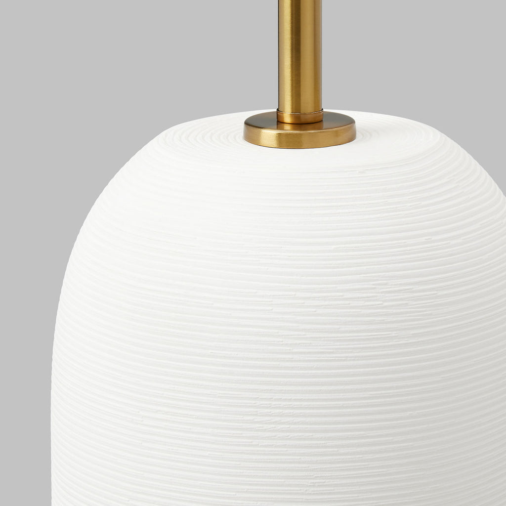 Fanny Slim Table Lamp Matte White Ceramic Bulbs Inc