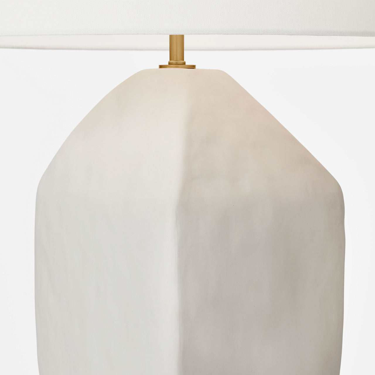 Sybert Medium Table Lamp Matte White Ceramic Bulbs Inc