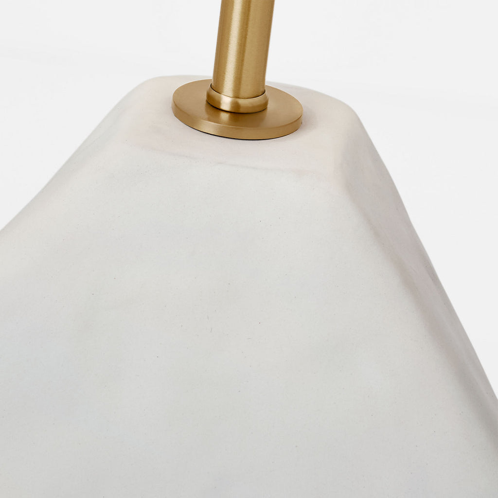 Sybert Medium Table Lamp Matte White Ceramic Bulbs Inc