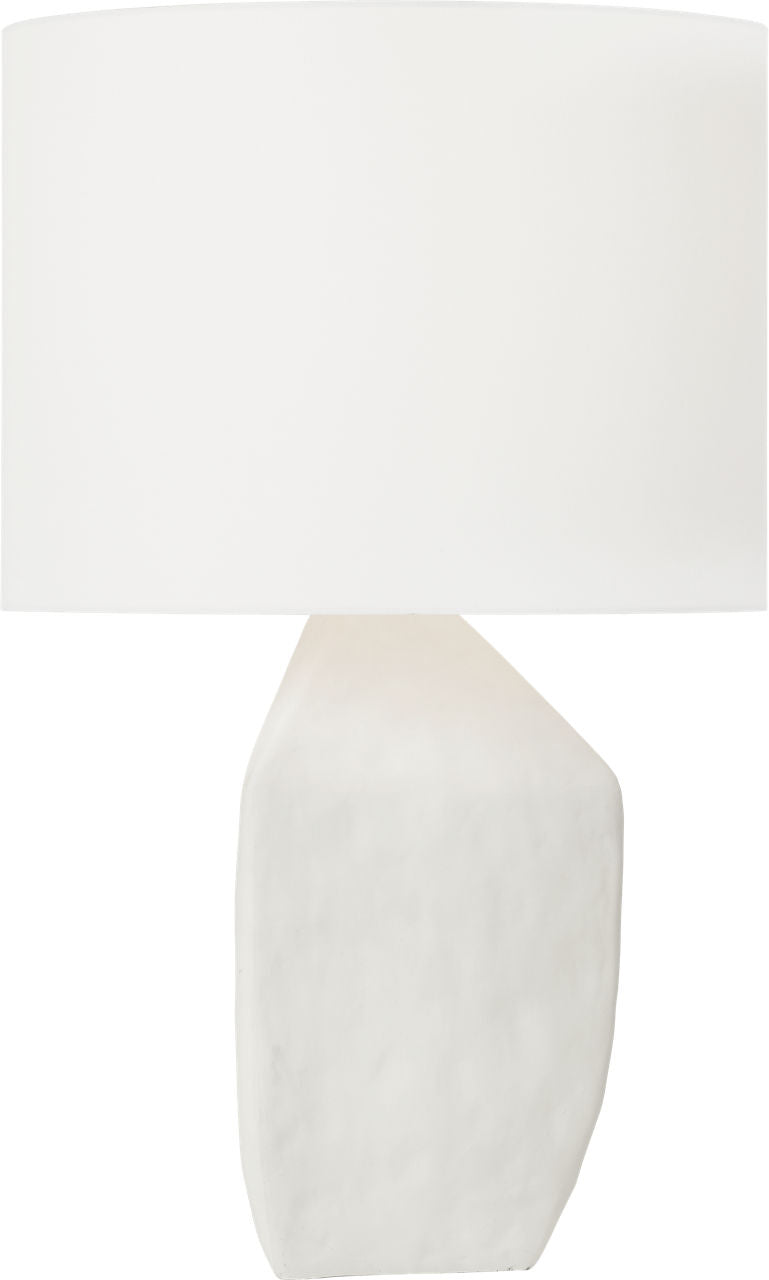 Sybert Medium Table Lamp Matte White Ceramic Bulbs Inc