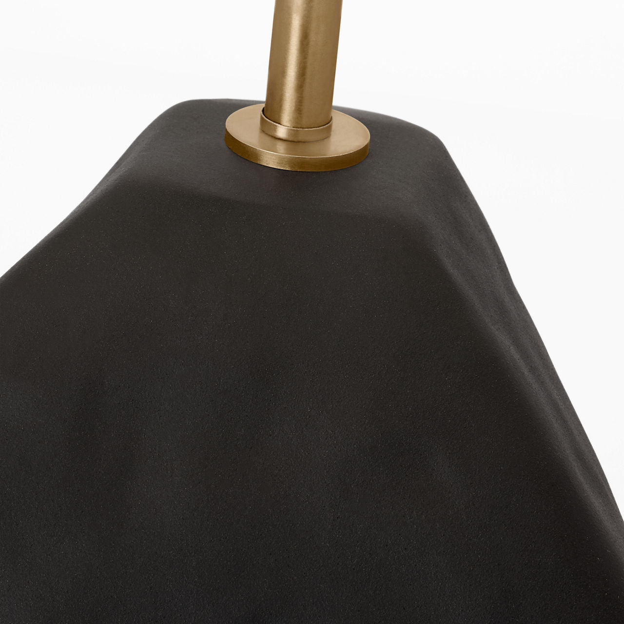 Sybert Medium Table Lamp Rough Black Ceramic Bulbs Inc