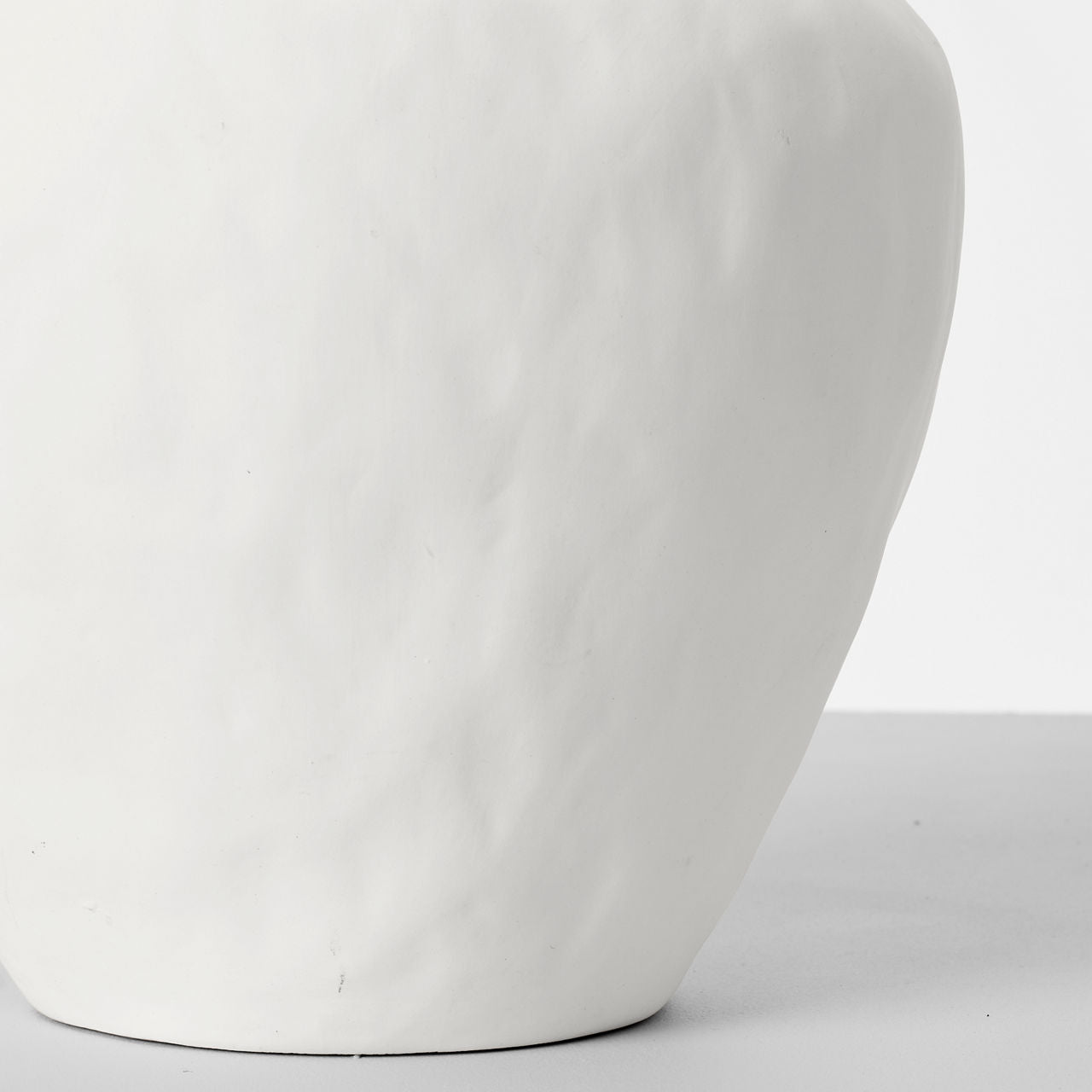 Cadley Medium Table Lamp Matte White Ceramic Bulbs Included