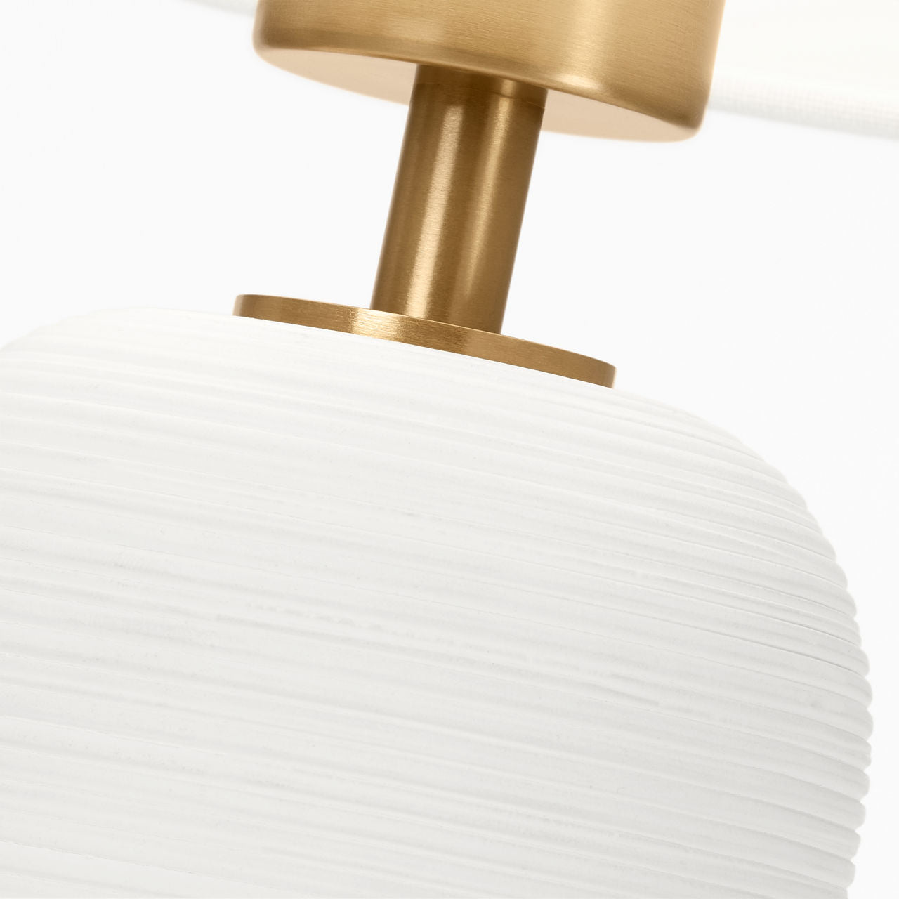 Fanny Small Table Lamp Matte White Ceramic Bulbs Included