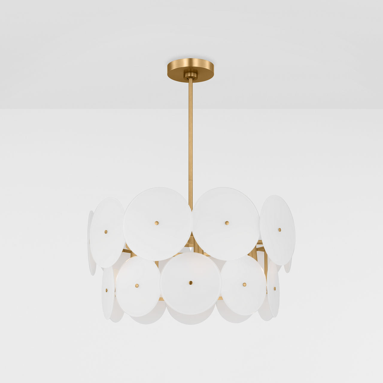 Emery Medium Chandelier Burnished Brass