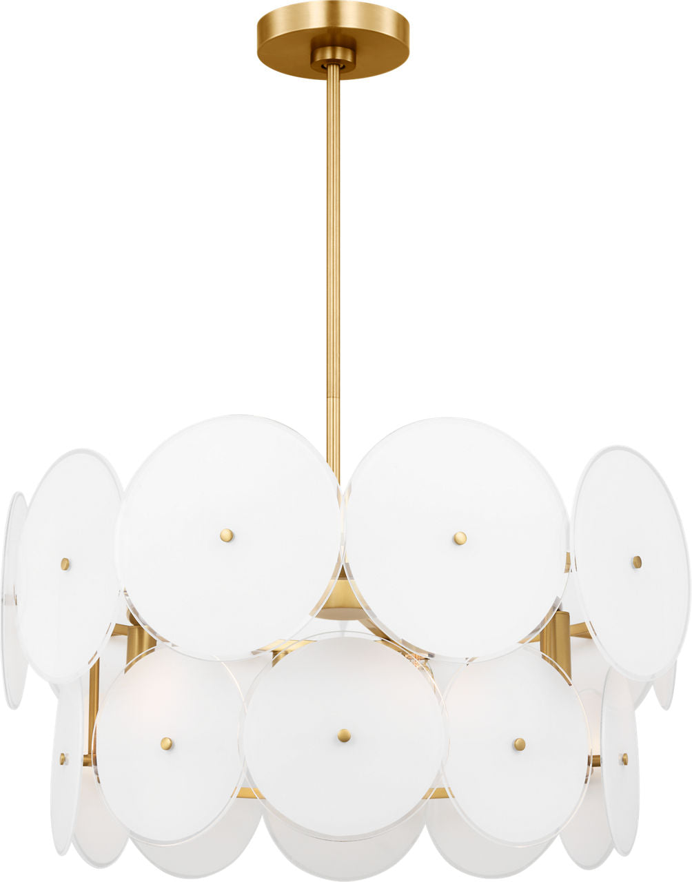 Emery Medium Chandelier Burnished Brass