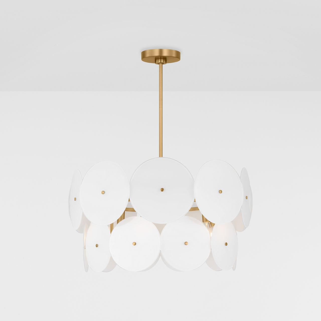 Emery Medium Chandelier Burnished Brass
