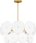 Emery Medium Chandelier Burnished Brass