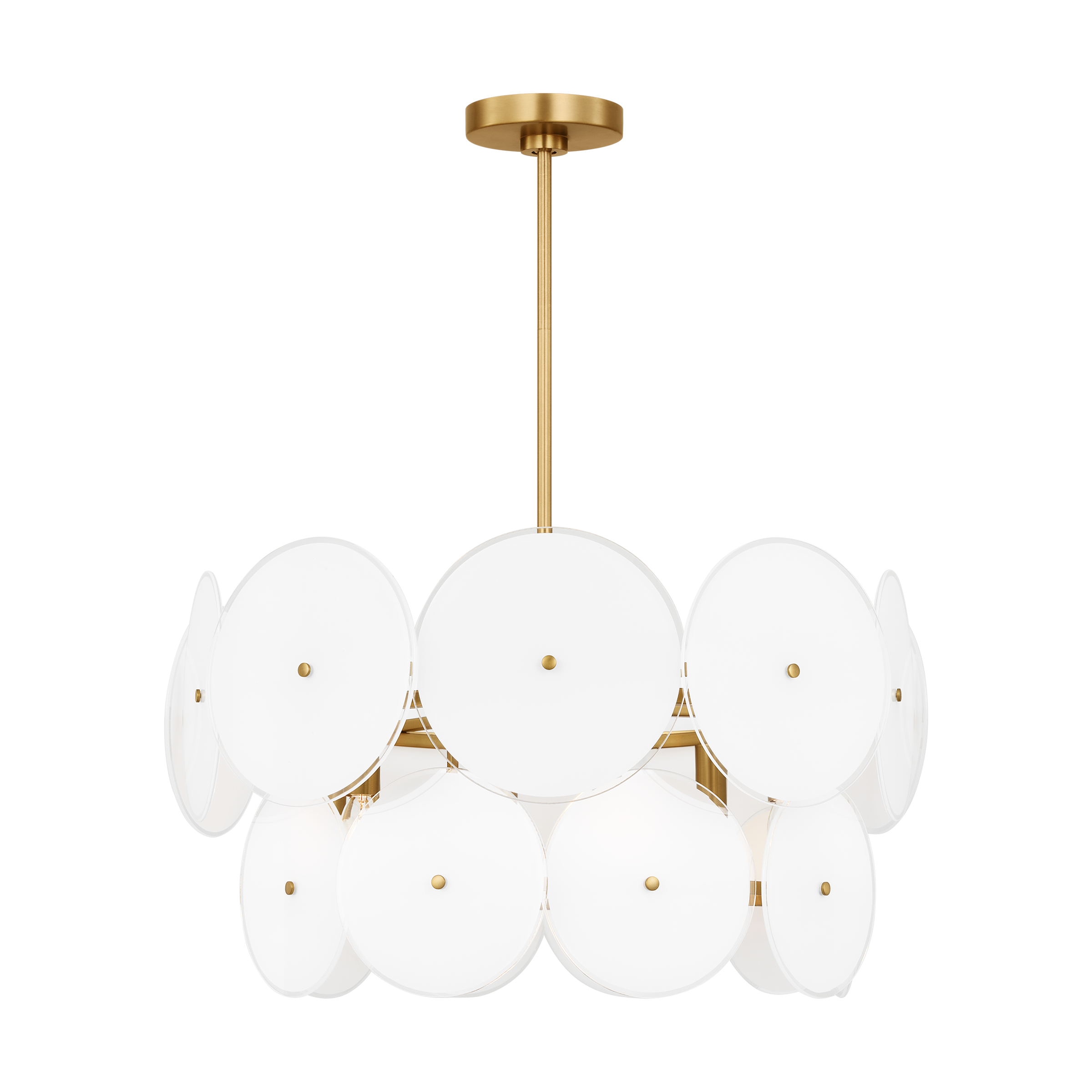 Emery Medium Chandelier Burnished Brass