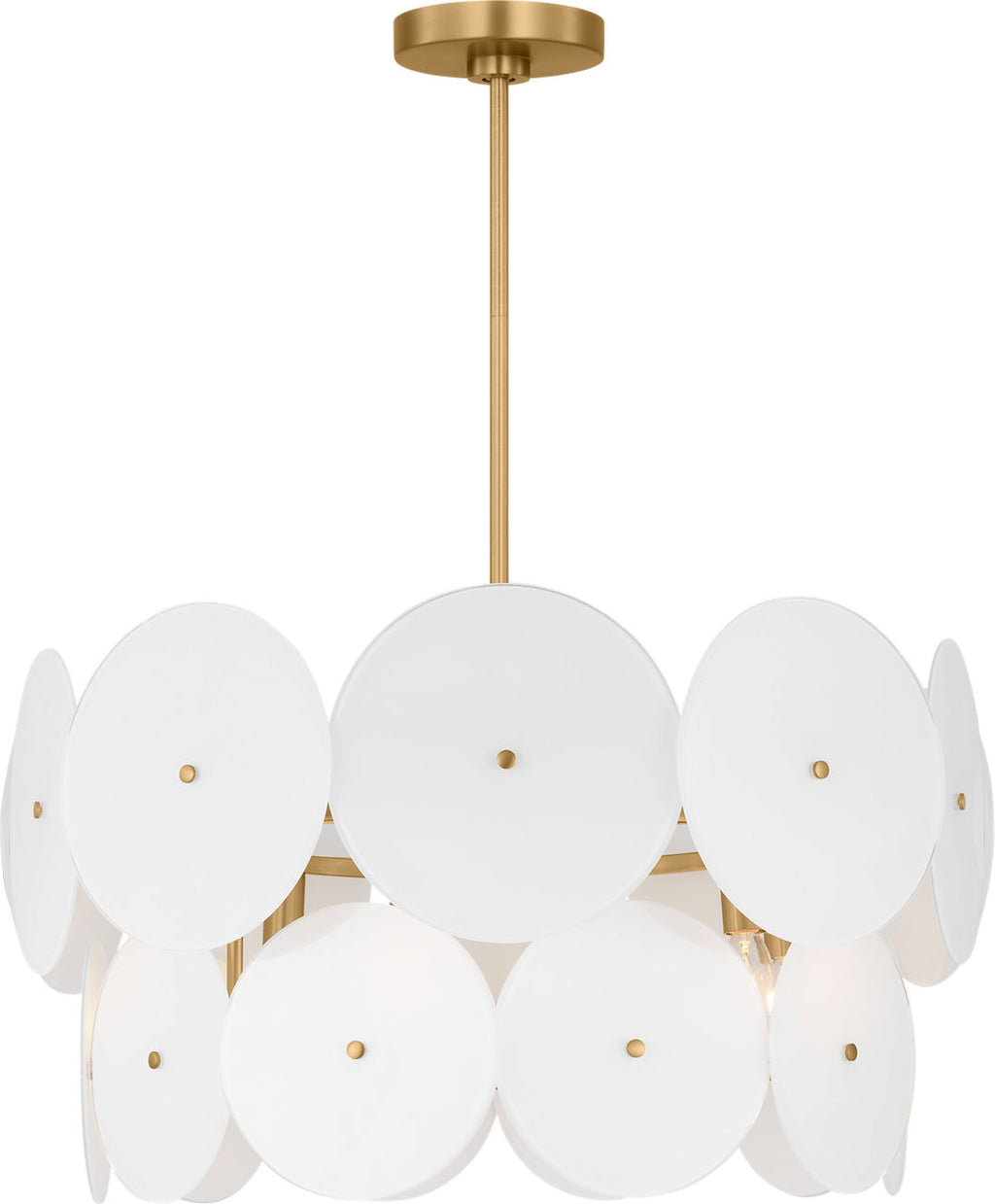 Emery Medium Chandelier Burnished Brass