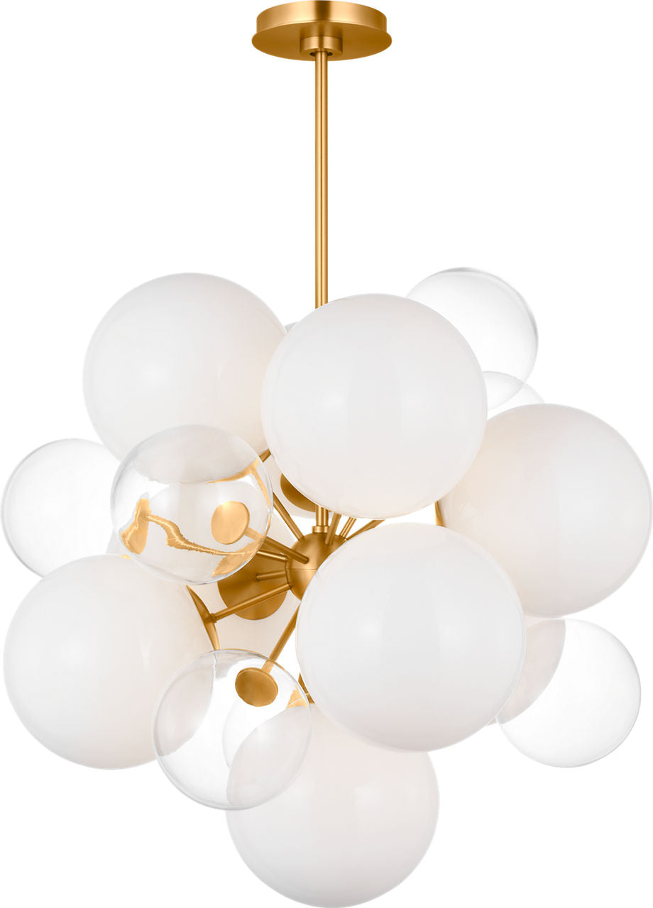 Aria Medium Chandelier Burnished Brass