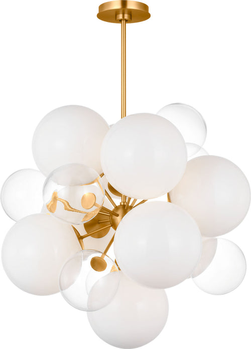 Aria Medium Chandelier Burnished Brass