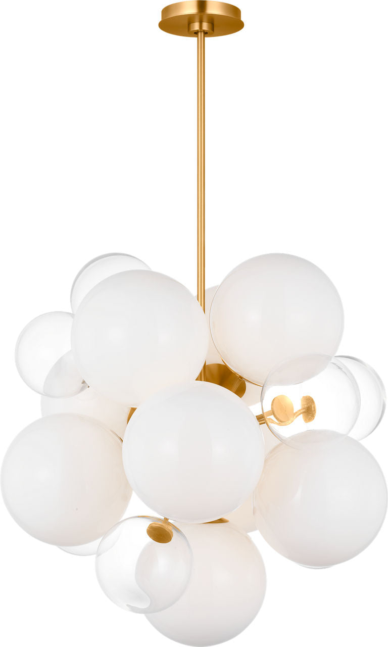 Aria Medium Chandelier Burnished Brass