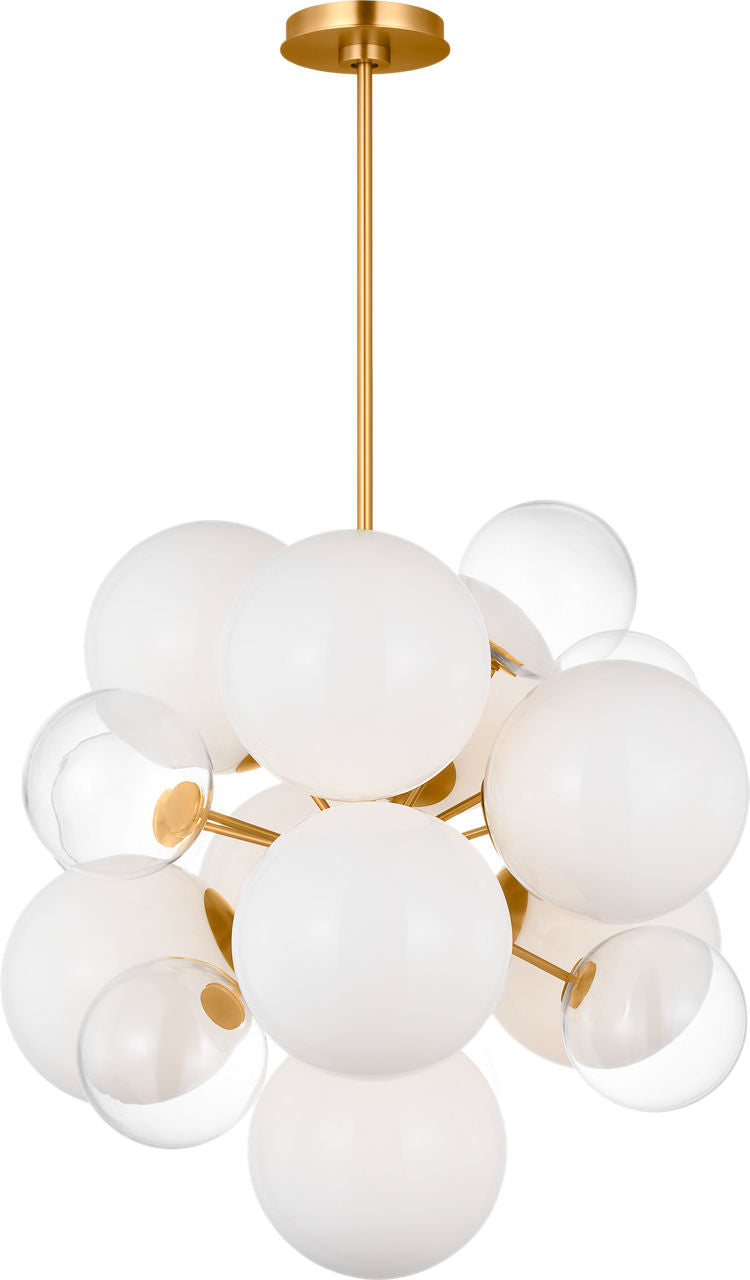 Aria Medium Chandelier Burnished Brass
