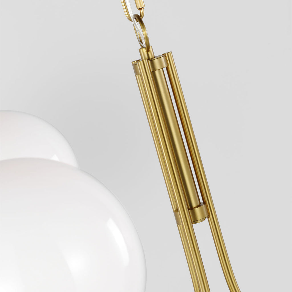 Noemie Medium Chandelier Burnished Brass