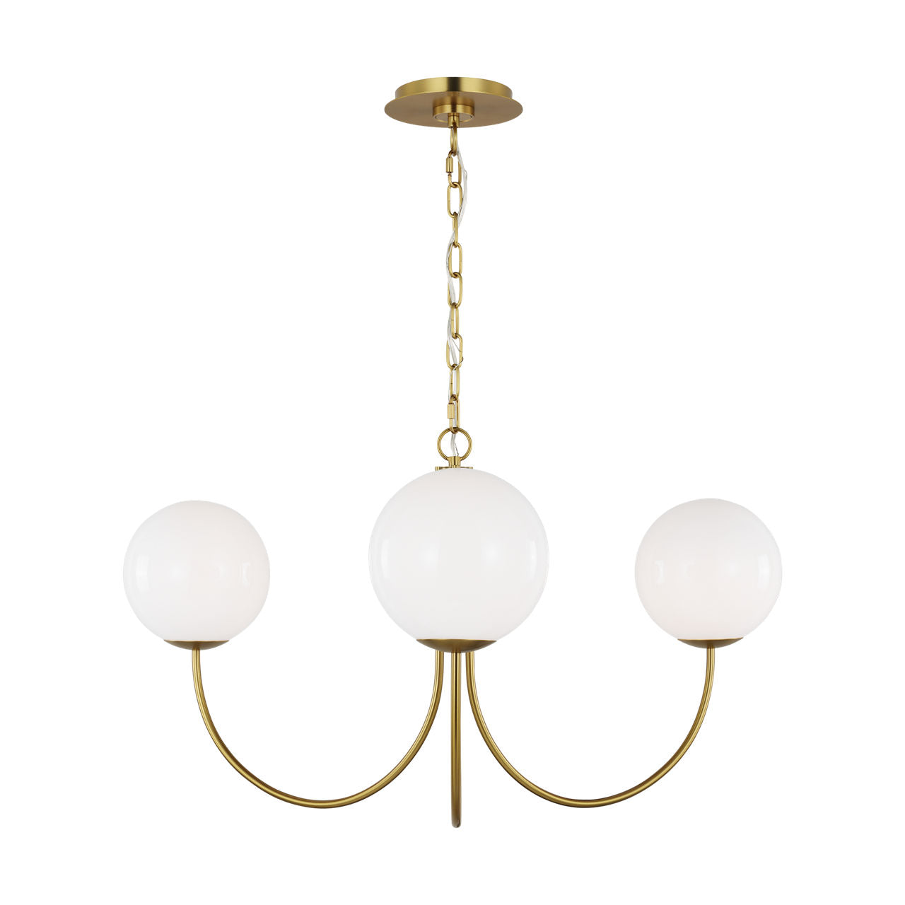 Noemie Medium Chandelier Burnished Brass