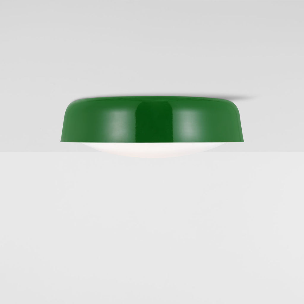 Draper Large Flush Mount Green