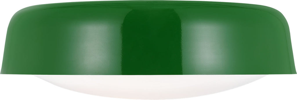 Draper Large Flush Mount Green