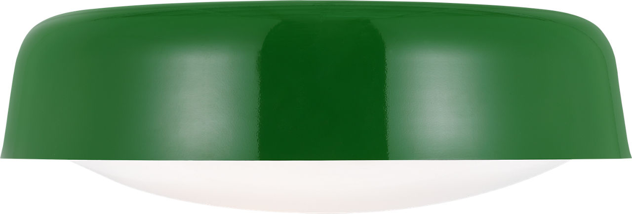 Draper Large Flush Mount Green