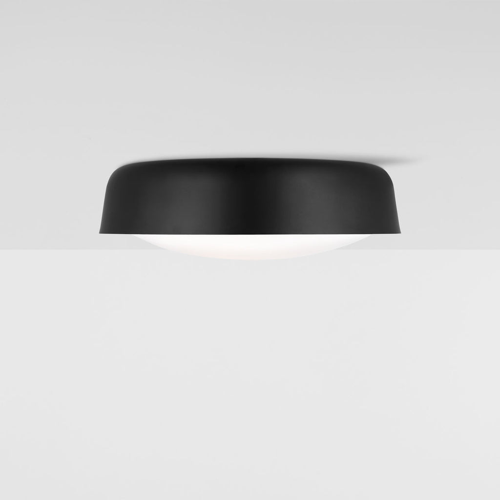 Draper Large Flush Mount Midnight Black