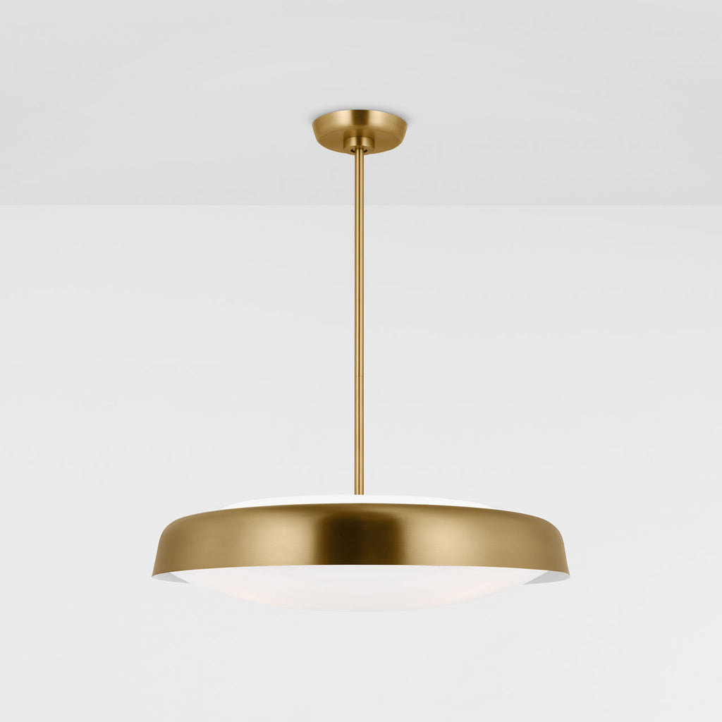 Draper Extra Large Pendant Burnished Brass